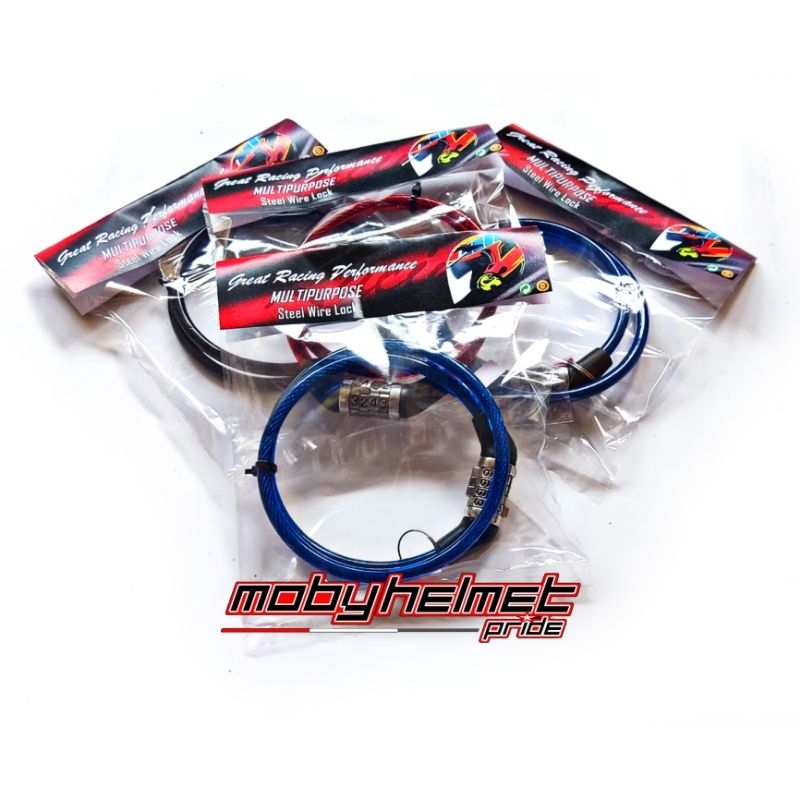 กุญแจล็อคหมวกกันน็อค - ความปลอดภัยของหมวกกันน็อค - ตัวล็อคสายไฟ - หมวกกันน็อค KYT/NHK/All