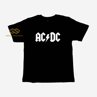 เสื้อยืด ลายวงดนตรี ACDC สําหรับเด็กอายุ 1-12 ปี