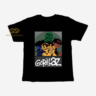 เสื้อยืด พิมพ์ลาย GORILAZ Music สําหรับเด็กอายุ 1-12 ปี