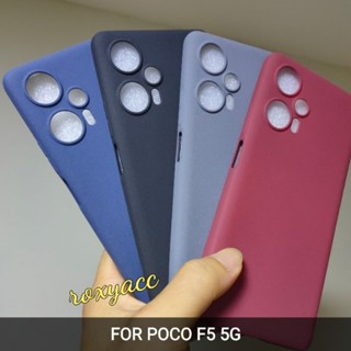 เคส POCO F5 5G หินทราย ซิลิโคน ป้องกันการลื่น วัสดุอ่อนนุ่มยืดหยุ่น