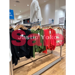เสื้อคาร์ดิแกน แขนยาว ผ้าตาข่าย สําหรับผู้หญิง UNIQLO