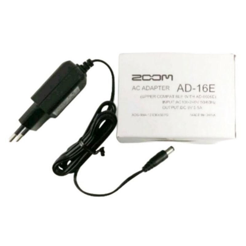อะแดปเตอร์ Zoom AD16E - 9V สําหรับเอฟเฟกต์กีตาร์หรือเบส