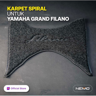 Yamaha GRAND FILANO พรมปูพื้น / ที่พักเท้า nemo SPIRAL พรมแท้