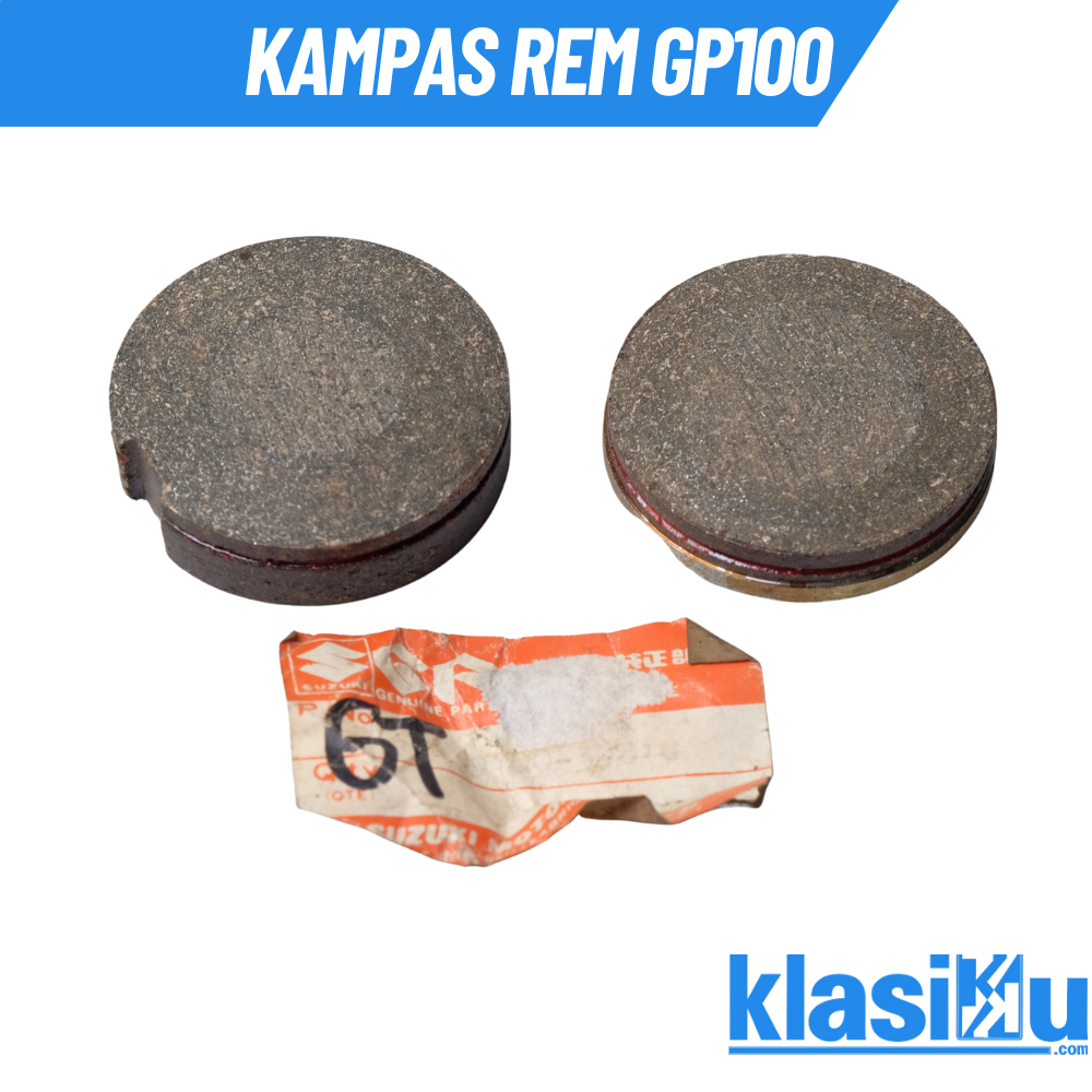 ผ้าเบรคหน้า Suzuki Gp100 Gp125 Gp 100 125 อะไหล่แท้ Suzuki