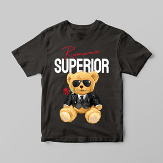 เสื้อยืด ลาย UNISEX TEDDY BEAR สําหรับเด็กผู้ชาย และเด็กผู้หญิง