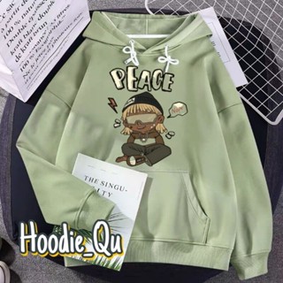 เสื้อกันหนาวมีฮู้ด ลาย Peace NOPE RAPPER BOY_SWEATER สําหรับผู้ชาย และผู้หญิง | วัสดุขนแกะ ขนาด M, L, XL, XXL SABLON (DTF)