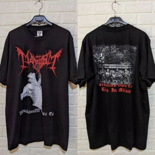 เสื้อยืด พิมพ์ลาย Mayhem BAND