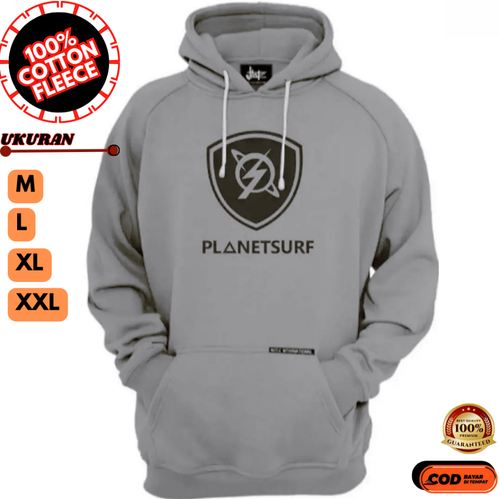 Hoodie Hodie Hodiie Distro ผู้ชายผู้หญิงชายหญิงผู้ใหญ่ Cool Planetsurf โลโก้ Abu Misty สีพรีเมี่ยม 1