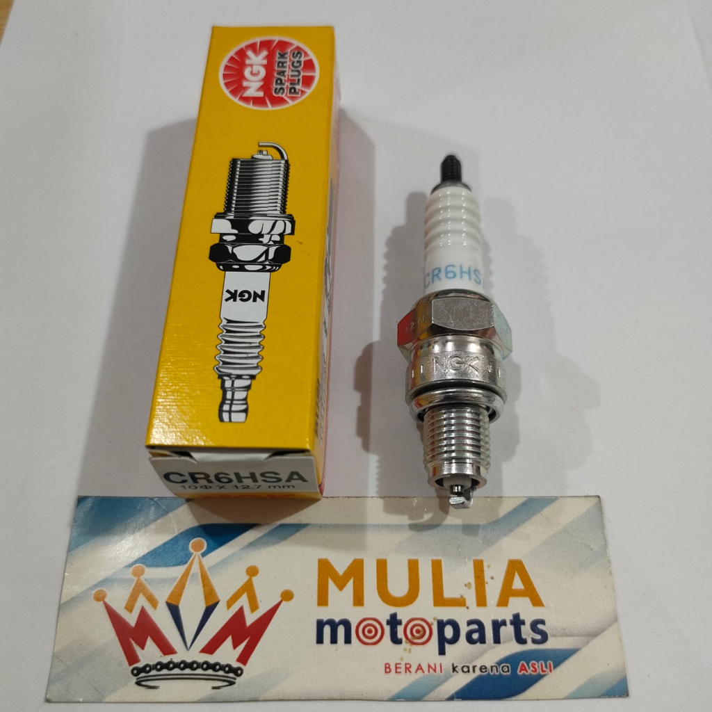 CR6HSA NGK ORIGINAL MIO J M3 SOUL GT SPARK PLUG ORIGINAL