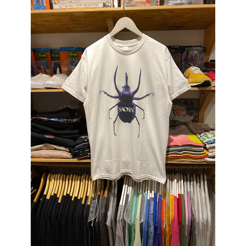 Saosin - THE BEETLE 2006 TSHIRT สีขาว