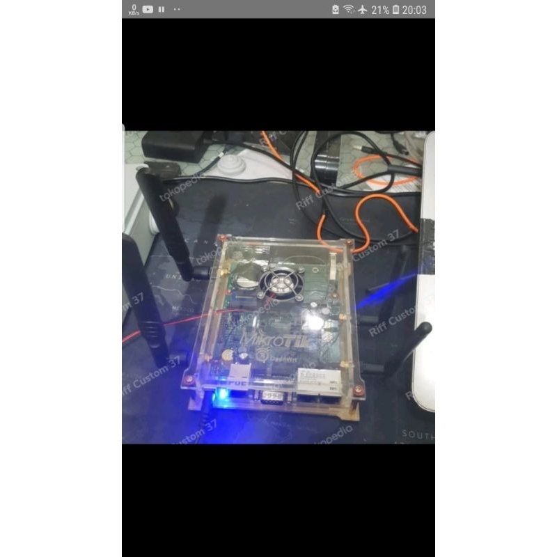 อะคริลิคสําหรับ Mikrotik RBM33G Router Board M33G Custom