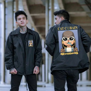 แฟชั่น Cod !!! เสื้อแจ็กเก็ตกันลม Taslan Premium Coach