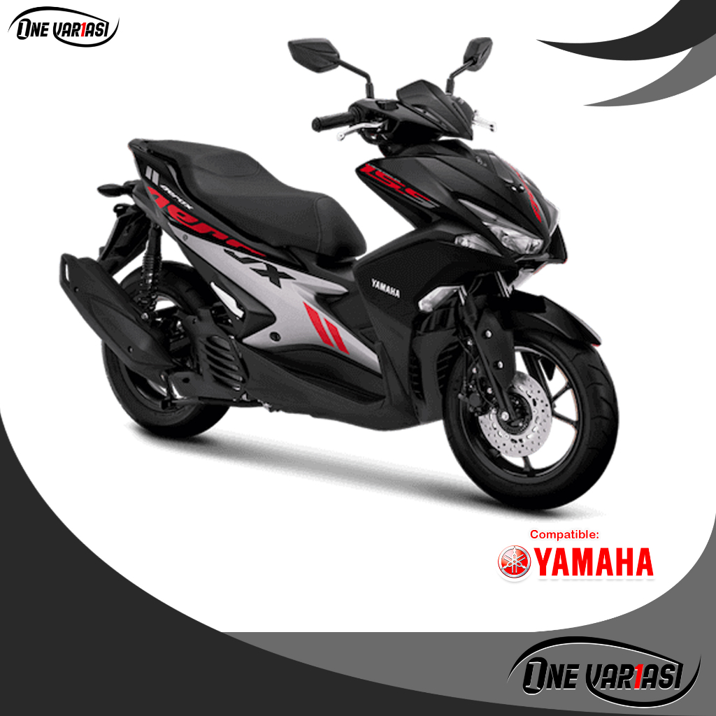 ฝาครอบคาร์บอน EXHAUST AEROX 155 OLD / EXHAUST SHIELD COVER AEROX 155 LEXI 125 คาร์บอน - รูปที่ 2