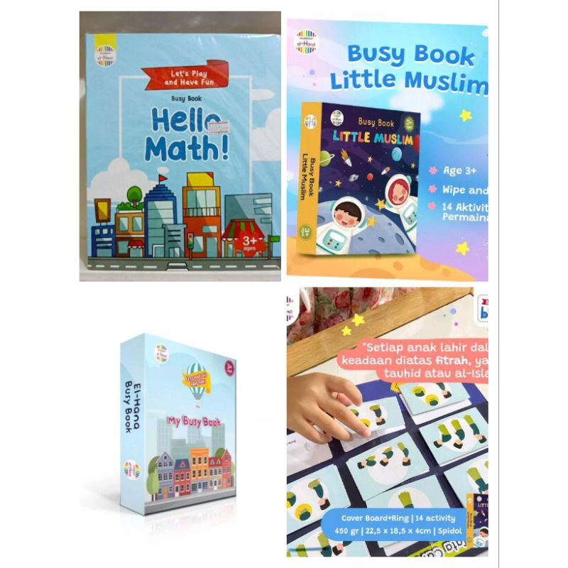 My Busy Book/Busy Book หนังสือมุสลิมตัวน้อย/Busy Hello Math