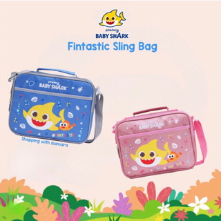 Pinkfong กระเป๋าสะพายไหล่ ลายฉลาม สําหรับเด็ก