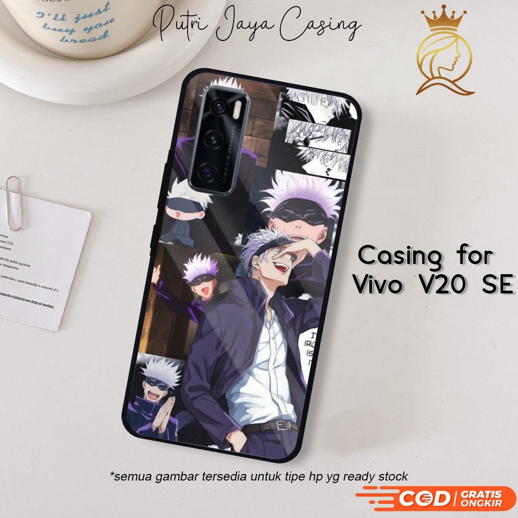 เคส Vivo V20 SE ล่าสุด AnimeGojo02 เคส V20 SE Hardcase Softcase Glossy Princess Case