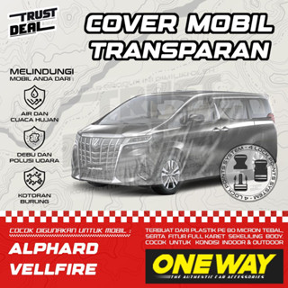 ผ้าคลุมรถยนต์ พลาสติกใส กันน้ํา แบบหนา Alphard VELLFIRE