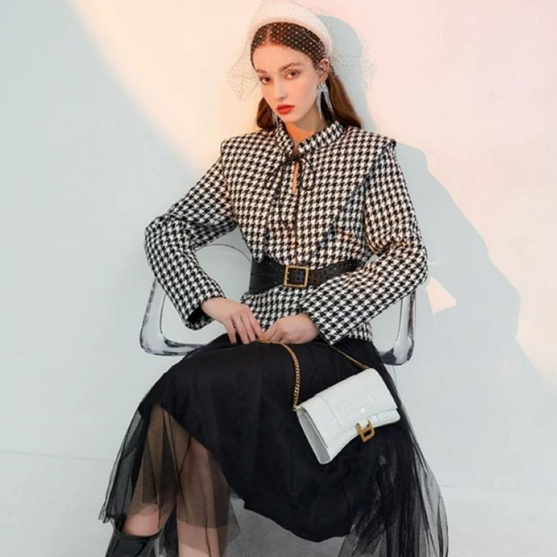 TM 31140 เสื้อ CELESTINE ปกใหญ่นําเข้า