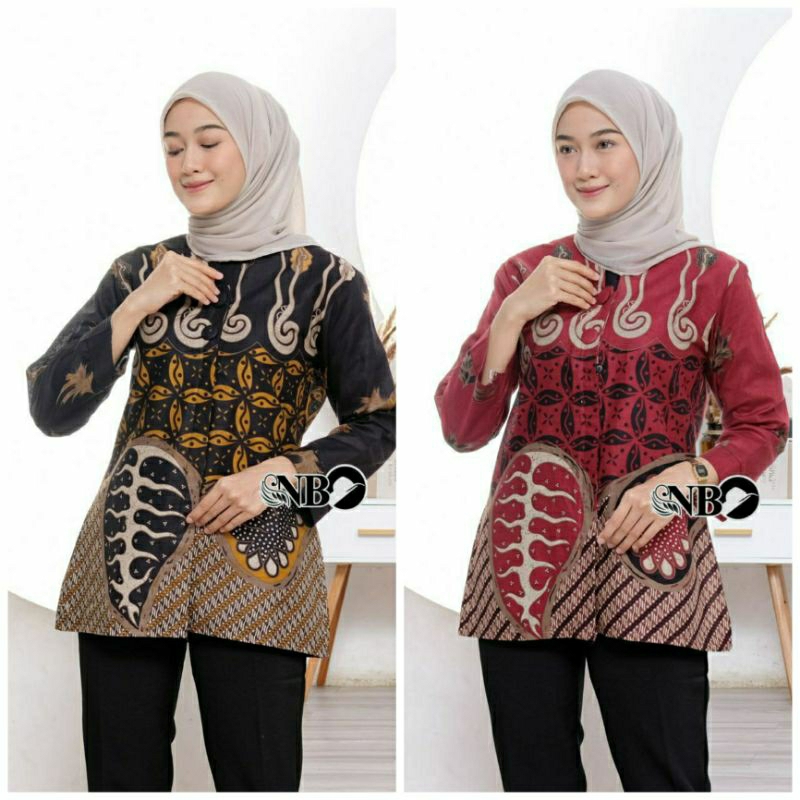 ผู้หญิงสมัยใหม่& 39;S เสื้อผ้า BATIK MONALISA GENES M, L, XL original PEKALONGAN