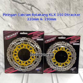 Klx 150dtracker แผ่นดิสก์ด้านหลัง 190 มม. 220 มม. สําหรับรถแข่ง