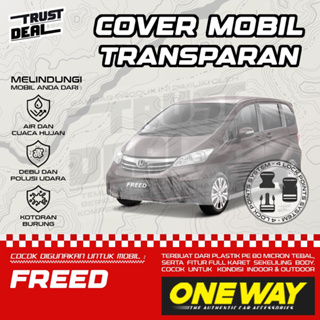 ผ้าคลุมรถยนต์พลาสติก แบบหนา กันน้ํา สีโปร่งใส สําหรับ Honda FREED