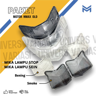 Mika STOP Nmax+ ฝาครอบไฟหน้ารถยนต์ ด้านซ้าย และขวา สําหรับ Nmax 155 2015 2016 2017 2018 2019 Pnp Stay ติดตั้งมอสโคว์ดั้งเดิม