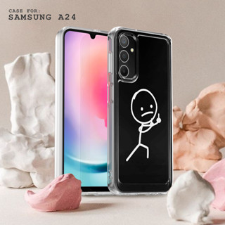 เคส SAMSUNG A24, A34, A54 2023 - ล่าสุด SAMSUNG A34 Case Rou Custom [STICKMAN] SAMSUNG A54 Hp Case - Hp Softcase - Hp Hardcase - Glass Softcase - Luxury Case - Case - เคสล่าสุด - เคสล่าสุด -