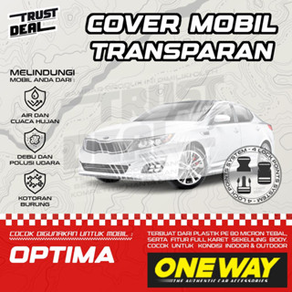 ผ้าคลุมรถยนต์พลาสติก แบบหนา กันน้ํา สีโปร่งใส สําหรับ Kia OPTIMA