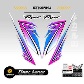 สติกเกอร์ TIGER 2000s OLD TIGER 2000s TIGER 2000s TIGER OLD HONDA TIGER HONDA Stickers POLET TIGER Stickerskudecall 12Th