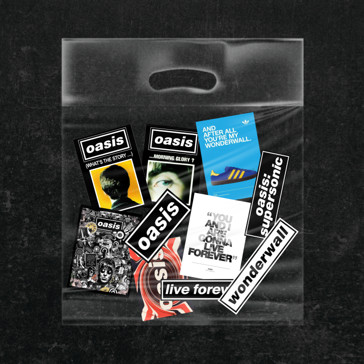 Britpop Oasis Band สติ๊กเกอร์ - 10 ชิ้น