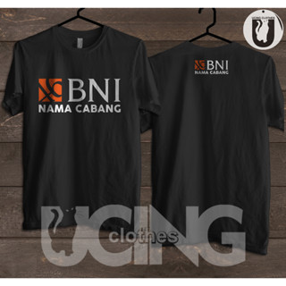 เสื้อยืด พิมพ์ลาย Bni Bank Request Branch Name สําหรับผู้ชาย