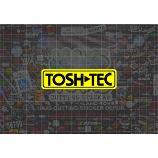 สติกเกอร์ตัด Toshtec ขนาด 10 ซม. สําหรับรถจักรยานยนต์ รถยนต์