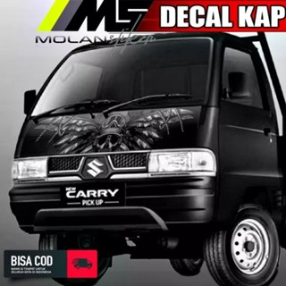 สติกเกอร์รูปลอก สําหรับติดตกแต่งห้องโดยสารรถยนต์ Suzuki Carry Futura &amp; Mitsubishi Colt T120SSกระบะที่ 18 พกพาฝากระโปรง