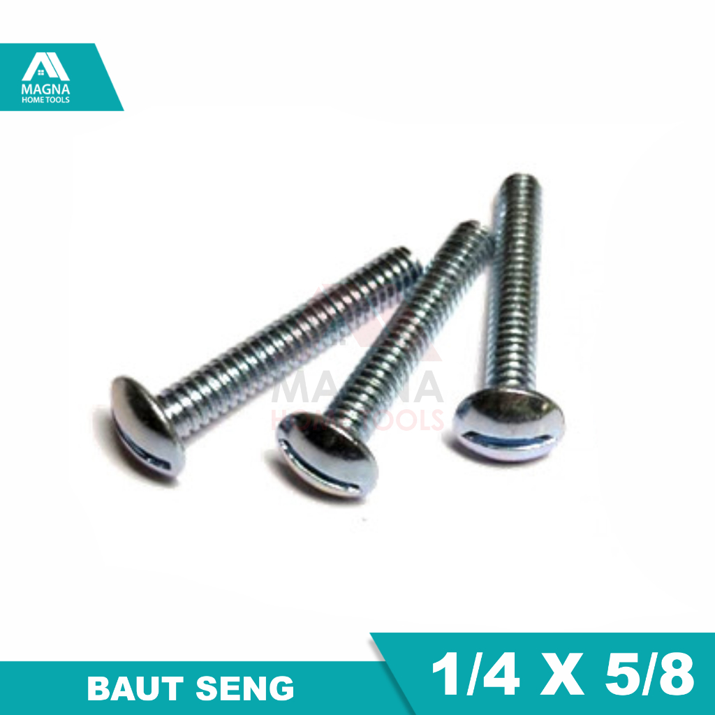 ZINC/MIN BOLT SIZE 1/4X5/8