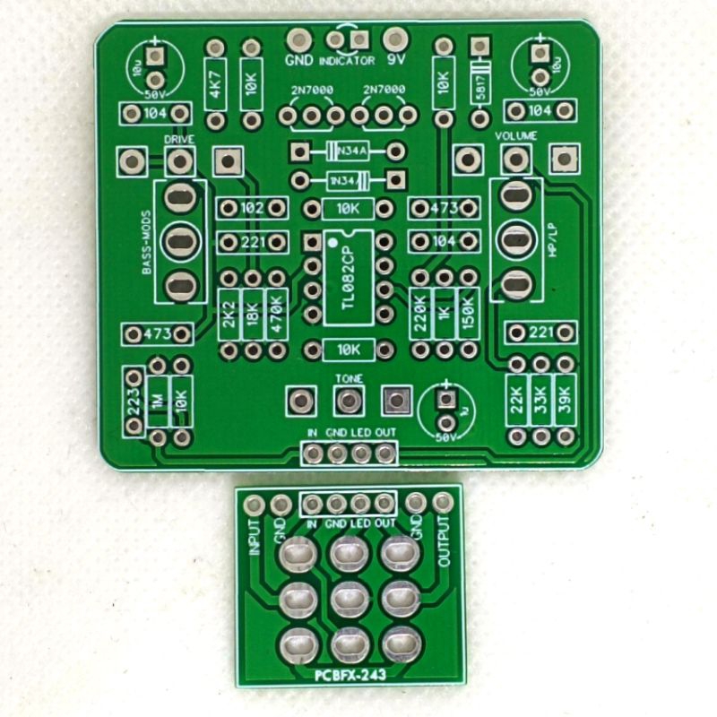 แป้นเหยียบเอฟเฟคกีตาร์ PCBFX-243 Fulltone OCD