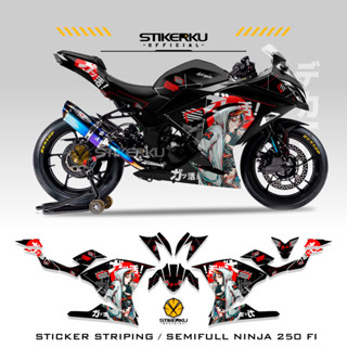 สติกเกอร์ ลาย NINJA250 FI MOTIF 44 STICKER พร้อมส่ง กราฟิก กึ่งสําเร็จรูป สําหรับติดตกแต่งรถจักรยานยนต์ 2013-2017