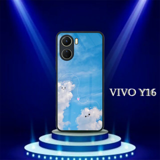 [CR02] เคส Vivo Y16 ประดับกลิตเตอร์ | เคส Vivo Hp | Sky MOTIF ตัวป้องกันสมาร์ทโฟน