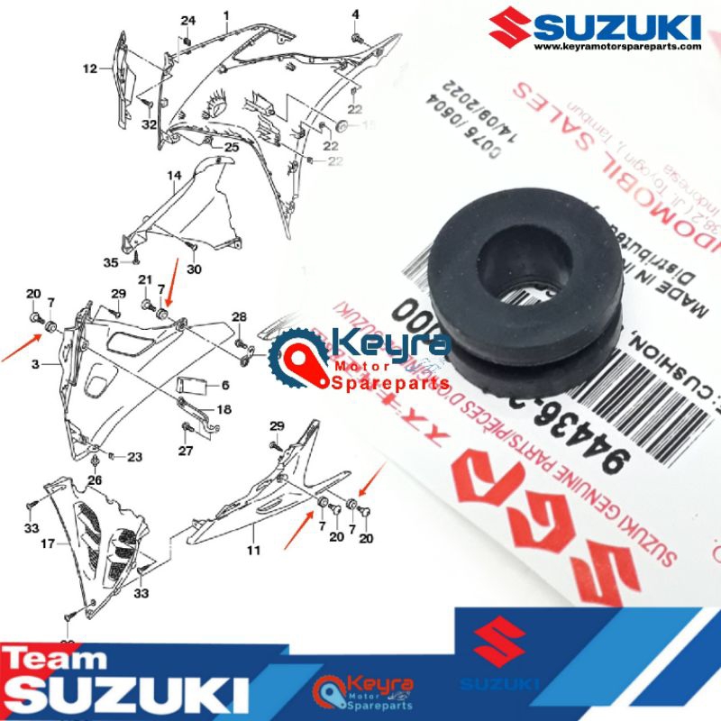 ยางเสือหมอบ GSX R150 ดั้งเดิม