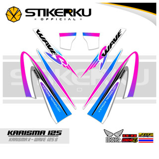 สติกเกอร์ ลาย Charisma STRIPING 125 33 MOTIF Charisma STICKER X 125 D STOCK DECALS Variations STRIKER Contemporary Charisma SIKER Unique ORI Stickersimple STRIPING Motocycle Trim WAVE 125s SUPRA Father stickerkustore