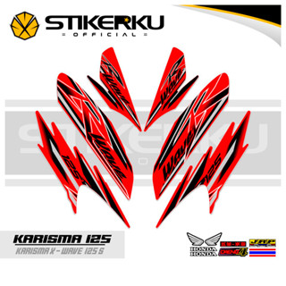 สติกเกอร์ ลาย Charisma STRIPING 125 37 MOTIF Charisma STICKER X 125 D STOCK DECALS Variations STRIKER Contemporary Charisma SIKER Unique ORI Stickersimple STRIPING Motocycle Trim WAVE 125s SUPRA Father stickerkustore