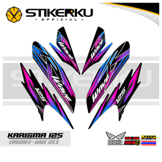 สติกเกอร์ ลาย Charisma STRIPING 125s 36s 125s D Strik DECALS Variations STRIKER Contemporary Charisma SIKER Unique ORI Stickersimple STRIPING Motocycle Trim WAVE 125s SUPRA Father stickerkustore