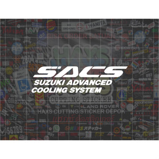 สติกเกอร์ตัด SACS ขนาด 9 ซม. สําหรับรถจักรยานยนต์