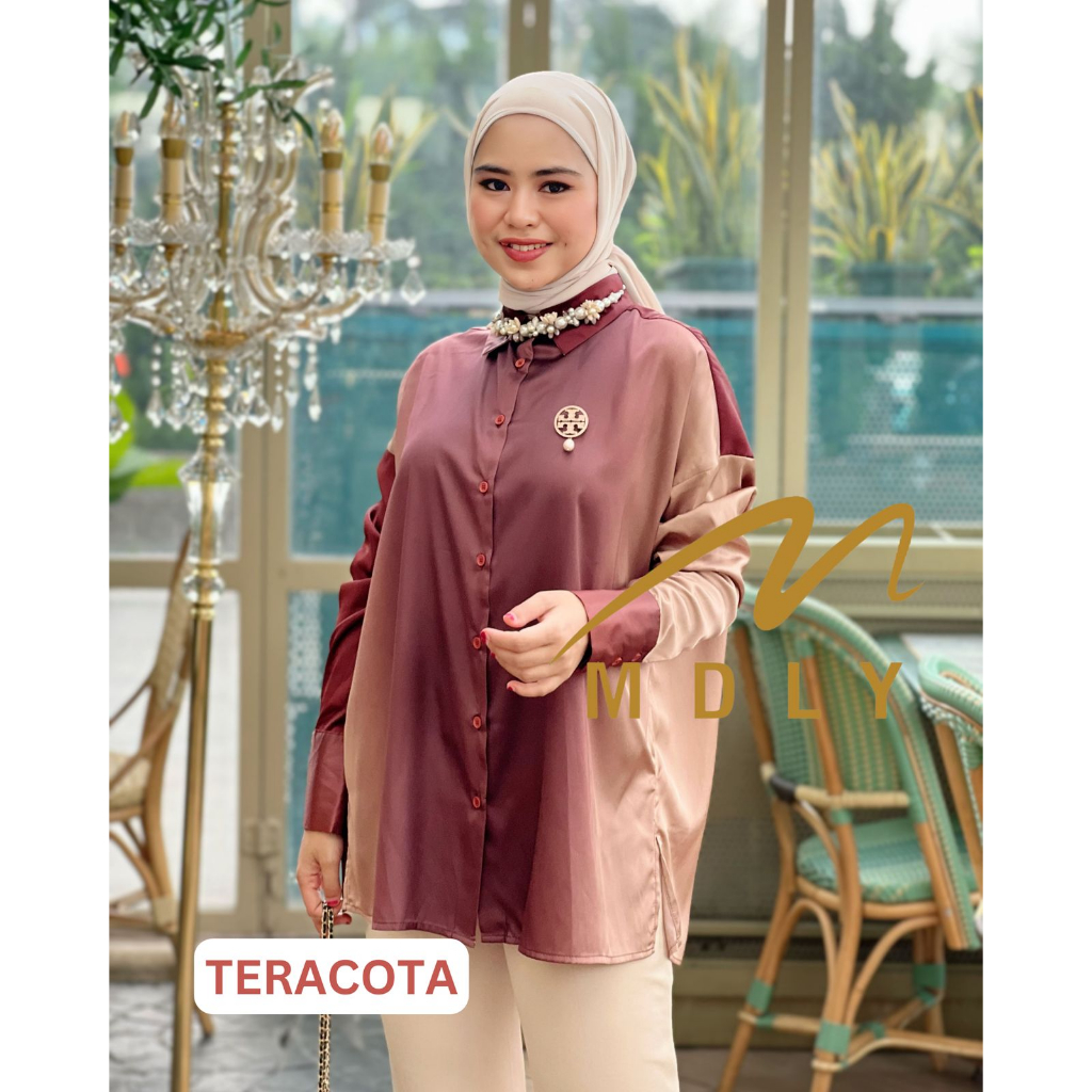 KEMEJA MDLY เสื้อเชิ้ตผู้หญิง เสื้อ Ginka By Mdly