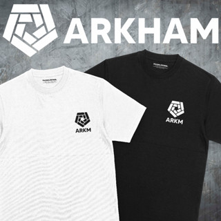 เสื้อยืด พิมพ์ลาย ARKHAM STREETWEAR ARKM Crypto ARKHAM Ethereum Bitcoin สําหรับผู้ชาย