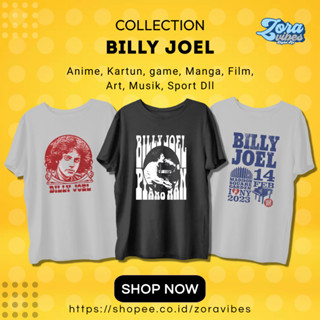 เสื้อยืด พิมพ์ลาย Billy Joel