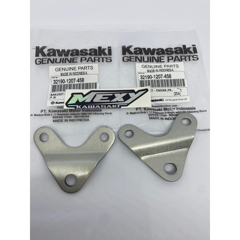 MESIN ORIGINAL KAWASAKI MOTOR NINJA R NINJA SS LOWER ENGINE IRON BRACKET 32190-1207-458