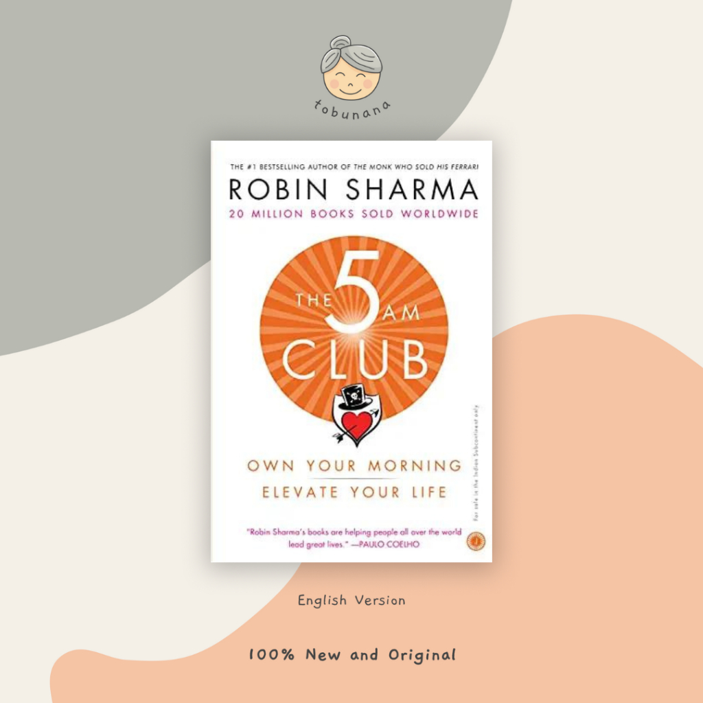 หนังสือนําเข้า The 5AM Club (ฉบับภาษาอังกฤษต้นฉบับ)