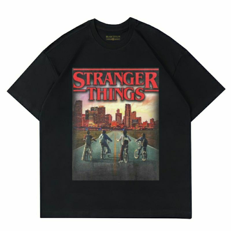 เสื้อยืด พิมพ์ลาย Stranger THINGS | เสื้อยืด BAJU SERIES FILM | Hnm H&amp;M เสื้อผ้าแข็งแรงขึ้น