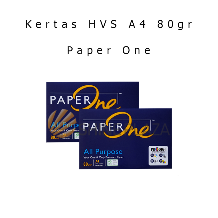 A4 HVS Paper 80gr Paper One - A4 White Photocoopy Printing Paper 80 แกรม