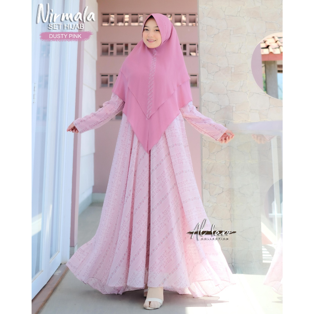 ชุด NIRMALA LATEST ORI ALFARO CERUTY HIJAB
